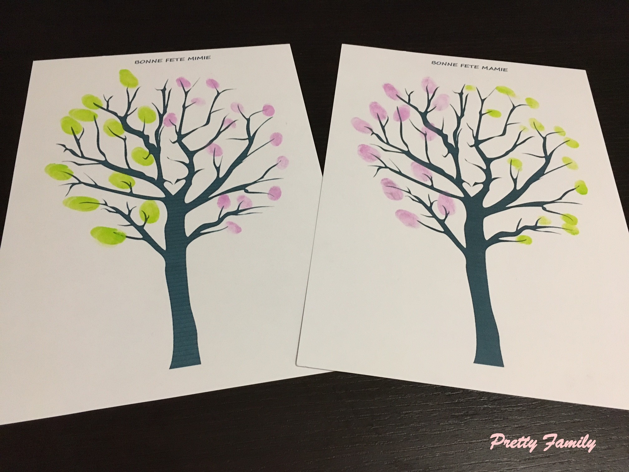 Arbre à Empreintes à Imprimer Gratuit